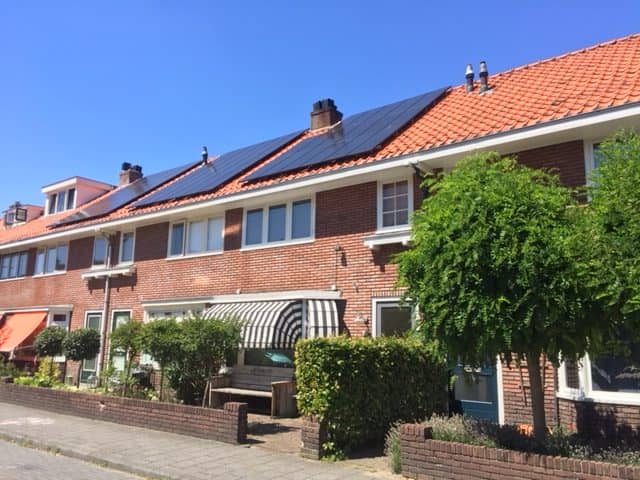 woningen met zonnepanelen
